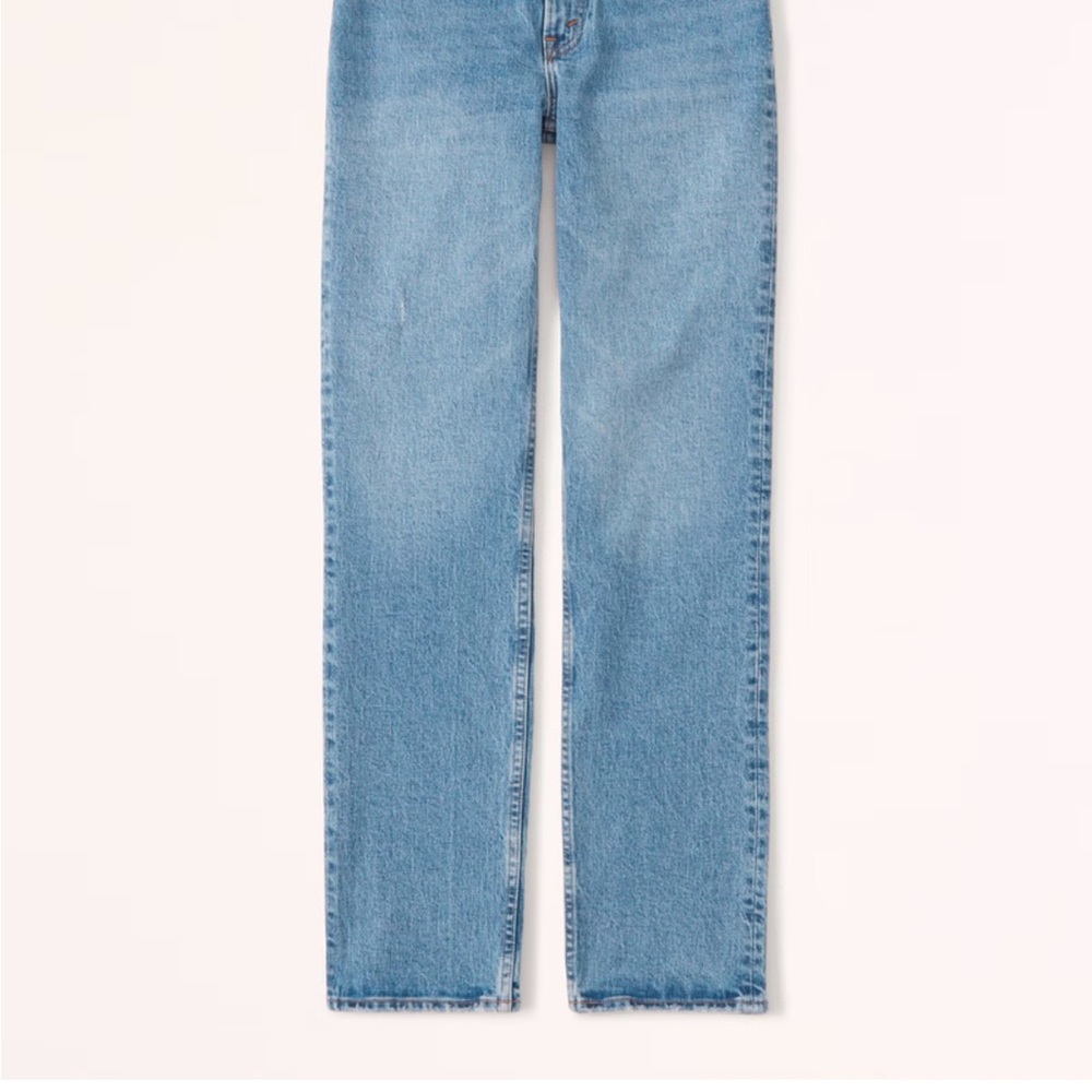 Abercrombie & Fitch The 90s Straight Ultra High Rise